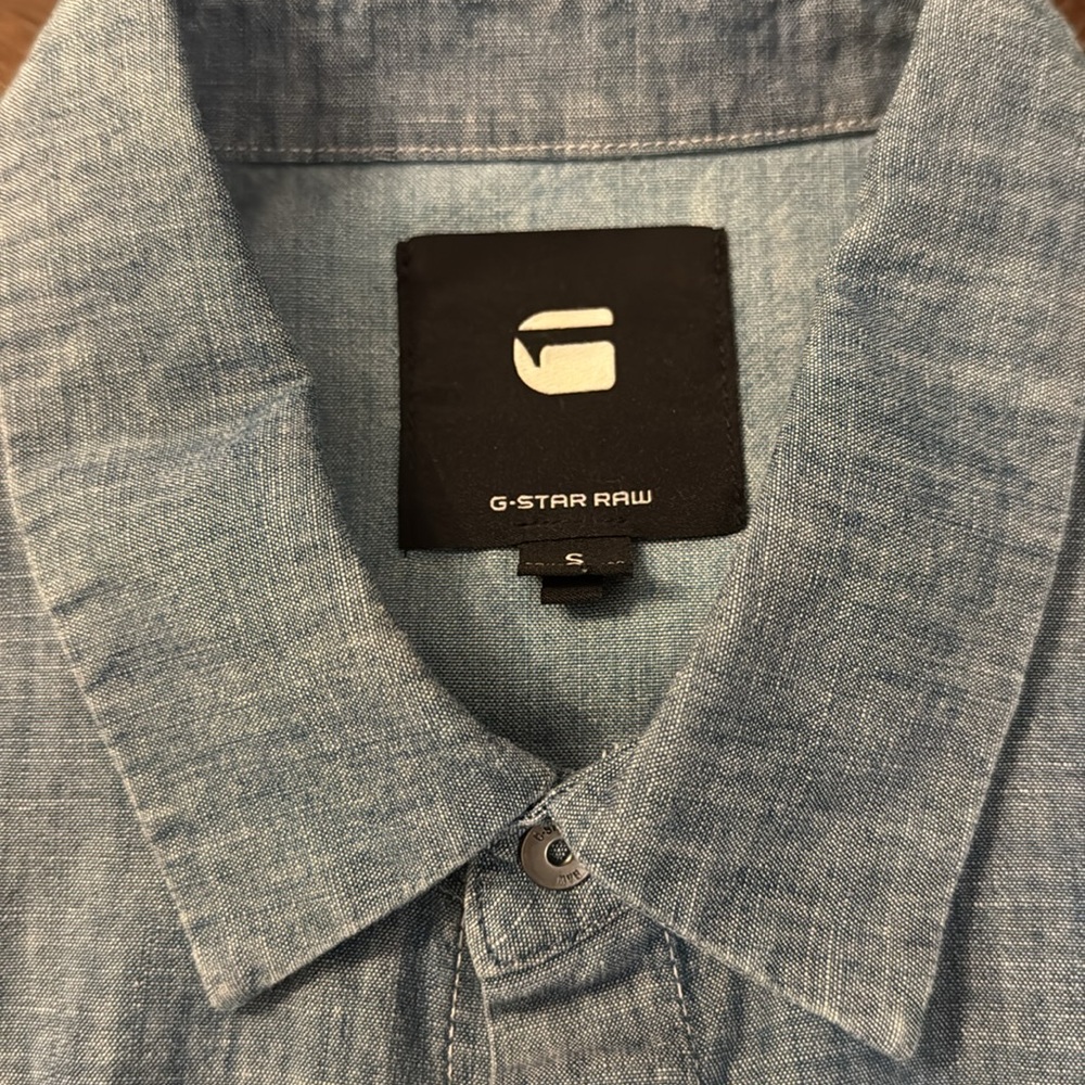 G-Star Raw two tone denim top - Picture 2 of 6